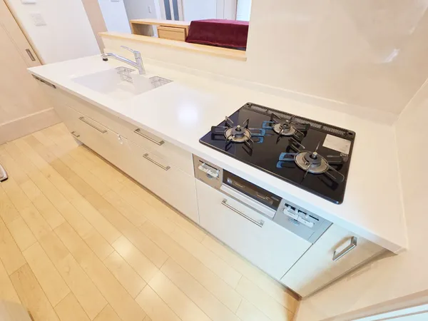 深型の食器洗い乾燥機付