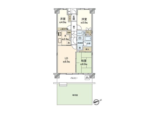 京王橋本パーク・ホームズ弐番館 間取図(平面図) 京王橋本パーク・ホームズ弐番館 間取図(平面図)