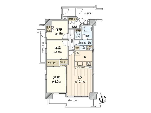 間取図(平面図)
