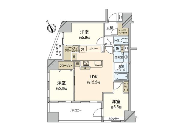 間取図(平面図)