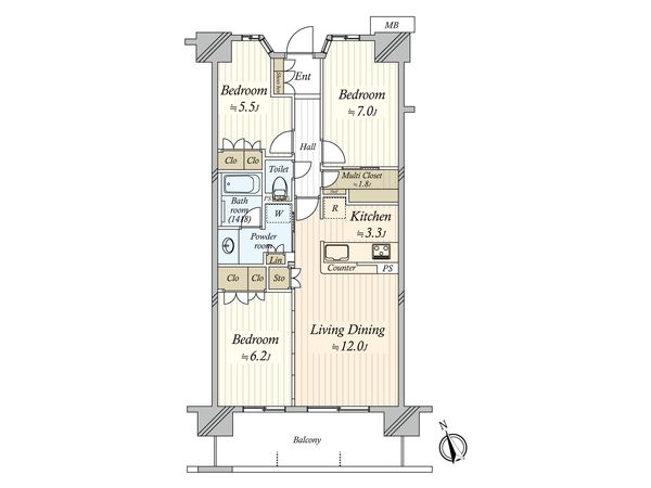 間取図(平面図)