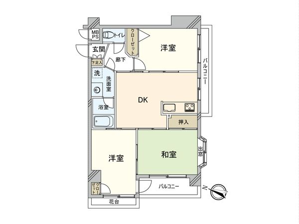 ジョイフル上溝 間取図(平面図)
