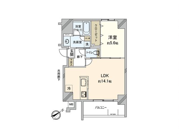 コンフォルシア相模原デュアル 間取図(平面図)