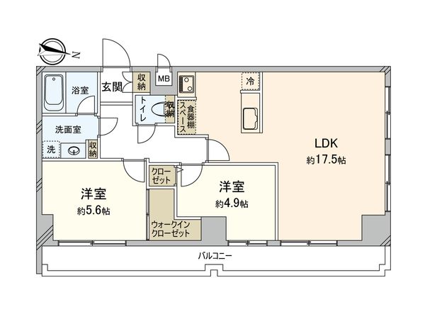 シャローム橋本 間取図(平面図) シャローム橋本 間取図(平面図)
