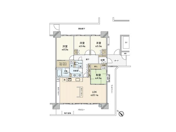 リンクソシエ南大沢 間取図