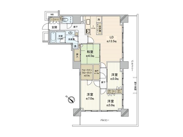 ミッドオアシスタワーズ タワー棟 間取図(平面図) ミッドオアシスタワーズ タワー棟 間取図(平面図)