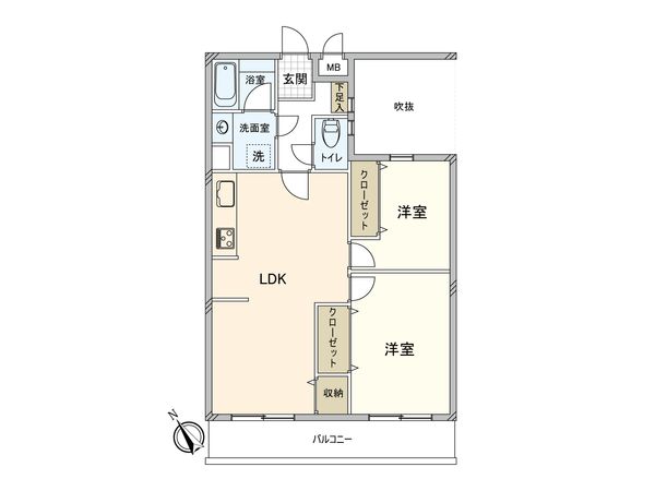 ライオンズマンション淵野辺鹿沼公園 間取図(平面図) ライオンズマンション淵野辺鹿沼公園 間取図(平面図)