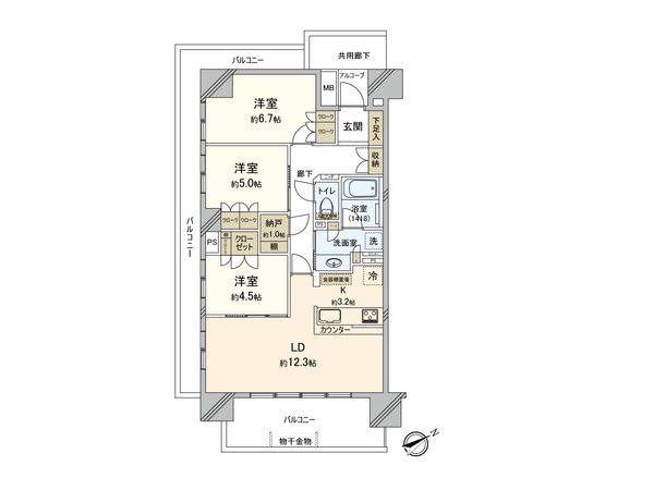 橋本レジデンス 間取図(平面図) 橋本レジデンス 間取図(平面図)