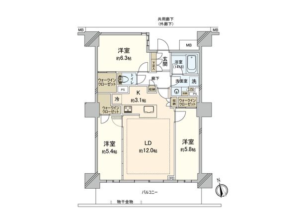 間取図(平面図)