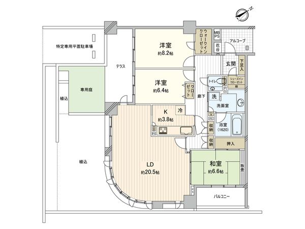 グリーンティエラ星が丘 間取図(平面図)