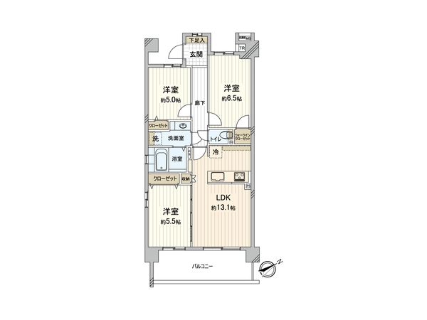 ワンズシティ 間取図(平面図)