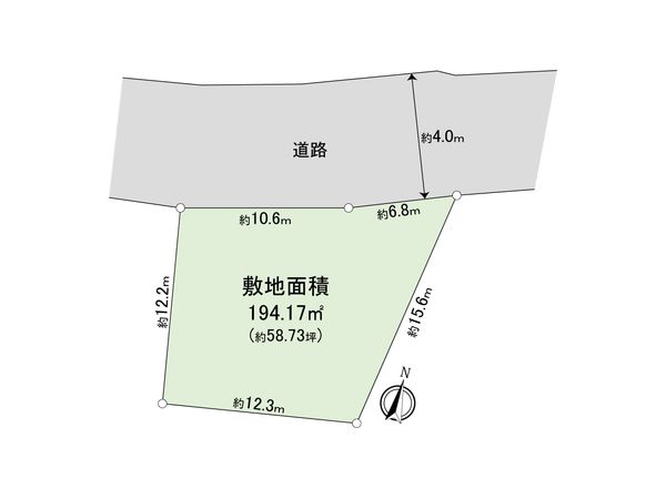 さいたま市浦和区上木崎4丁目 区画図 区画図