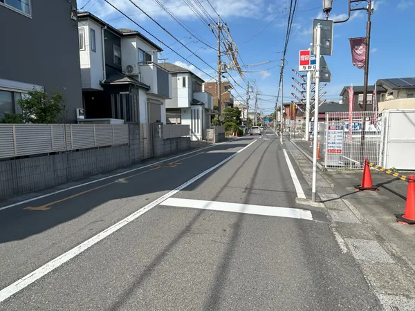 南西側前面道路