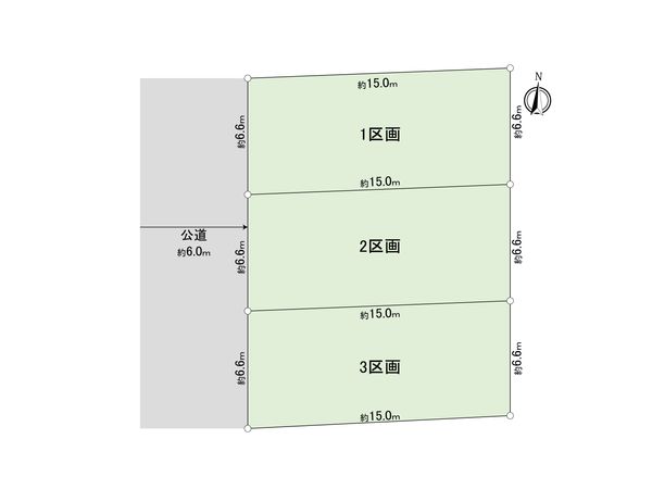 さいたま市北区土呂町2丁目 1区画 区画図 さいたま市北区土呂町2丁目 1区画 区画図