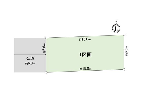 さいたま市北区土呂町2丁目 1区画 区画図 さいたま市北区土呂町2丁目 1区画 区画図