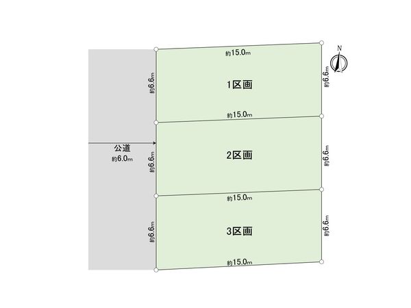 さいたま市北区土呂町2丁目 1区画 区画図 さいたま市北区土呂町2丁目 1区画 区画図