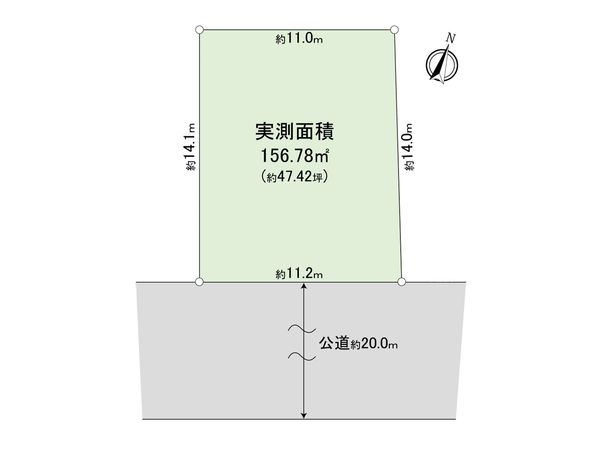 さいたま市中央区上落合4丁目 区画図