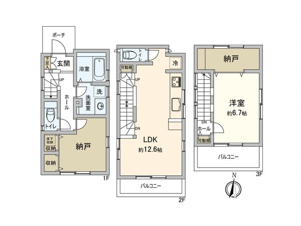 さいたま市中央区大戸6丁目 間取図(平面図) さいたま市中央区大戸6丁目 間取図(平面図)