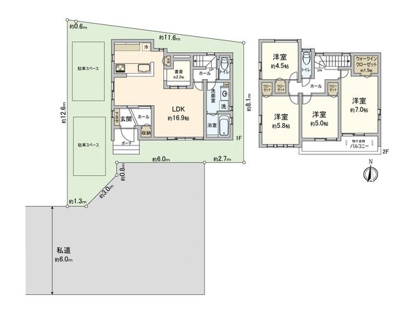 さいたま市桜区大字神田 間取図(平面図)