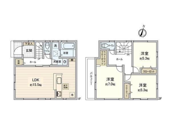 さいたま市中央区八王子2丁目 間取図(平面図) さいたま市中央区八王子2丁目 間取図(平面図)