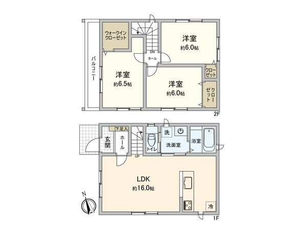 さいたま市桜区大字大久保領家 間取図(平面図)
