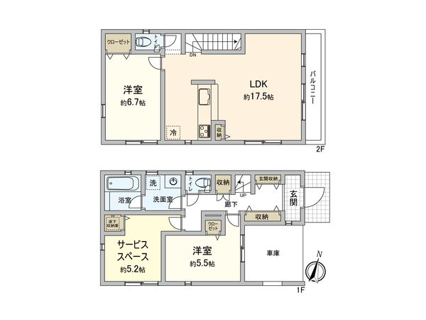 さいたま市浦和区木崎5丁目 間取図(平面図)
