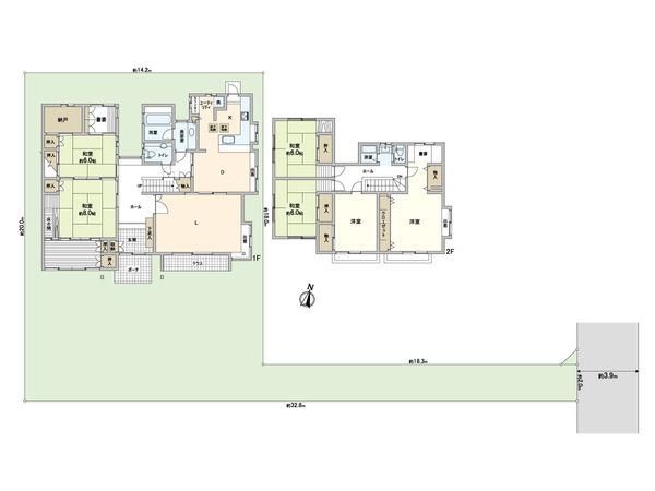 さいたま市中央区本町東2丁目 間取図(平面図)