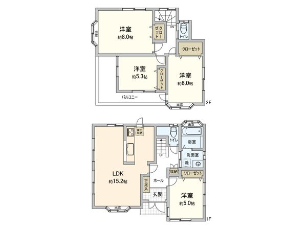 さいたま市見沼区大字御蔵 間取図(平面図) さいたま市見沼区大字御蔵 間取図(平面図)