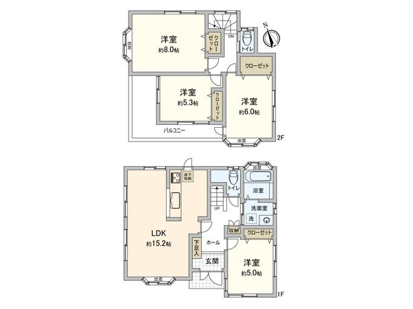 さいたま市見沼区大字御蔵 間取図(平面図) さいたま市見沼区大字御蔵 間取図(平面図)