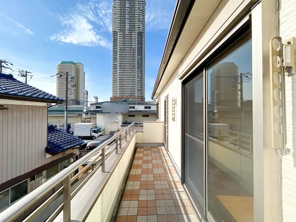 ２F南側バルコニーからの眺望