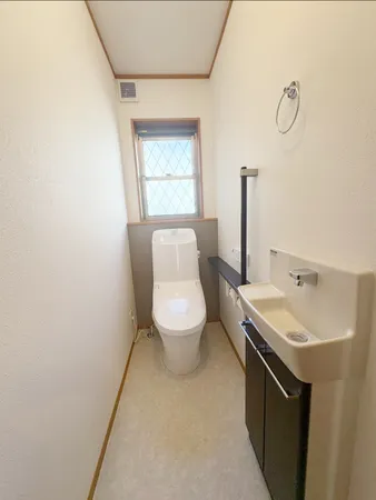 手洗い付きの1階トイレ