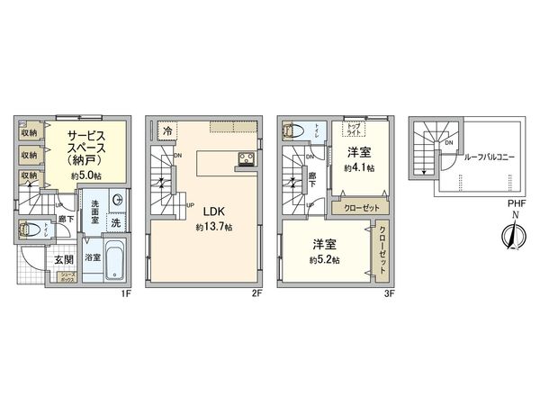 さいたま市中央区下落合5丁目 間取図(平面図)