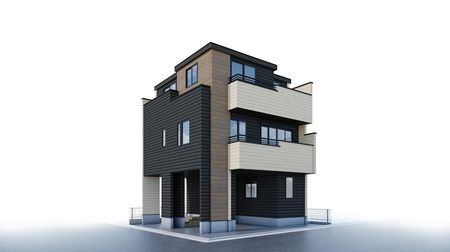 さいたま市緑区原山3丁目 新築一戸建住宅 完成予想パース（外観）