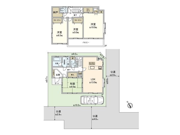 さいたま市西区三橋6丁目 間取図(平面図) さいたま市西区三橋6丁目 間取図(平面図)