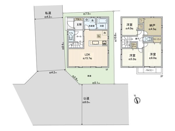さいたま市見沼区丸ヶ崎町 間取図(平面図) さいたま市見沼区丸ヶ崎町 間取図(平面図)