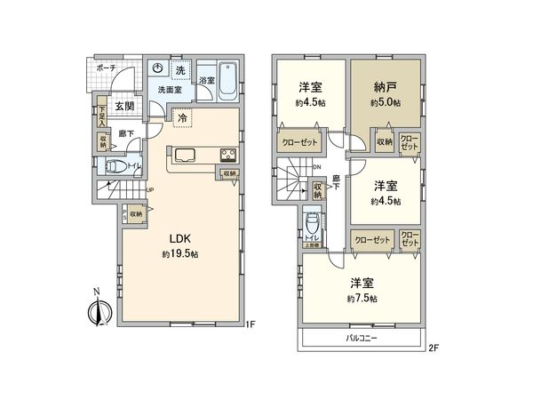さいたま市浦和区木崎4丁目 間取図(平面図) さいたま市浦和区木崎4丁目 間取図(平面図)