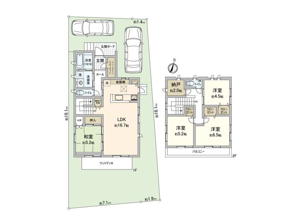 さいたま市中央区下落合3丁目 間取図(平面図) さいたま市中央区下落合3丁目 間取図(平面図)