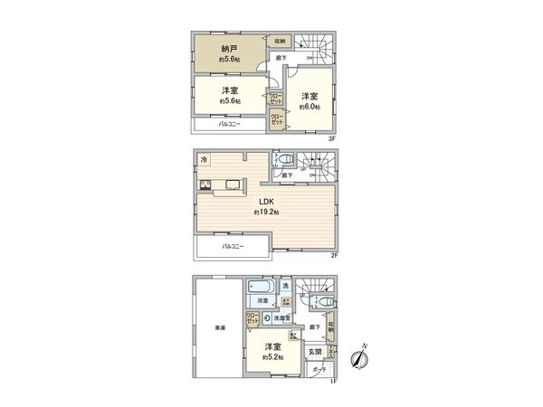 さいたま市中央区八王子1丁目 間取図(平面図) さいたま市中央区八王子1丁目 間取図(平面図)