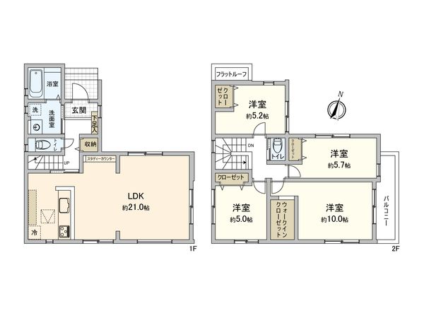 さいたま市桜区大字白鍬 間取図(平面図) さいたま市桜区大字白鍬 間取図(平面図)