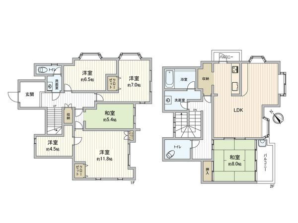 さいたま市桜区大字白鍬 間取図(平面図) さいたま市桜区大字白鍬 間取図(平面図)