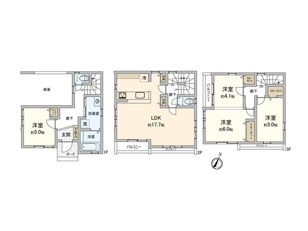 さいたま市中央区本町東7丁目 間取図(平面図) さいたま市中央区本町東7丁目 間取図(平面図)