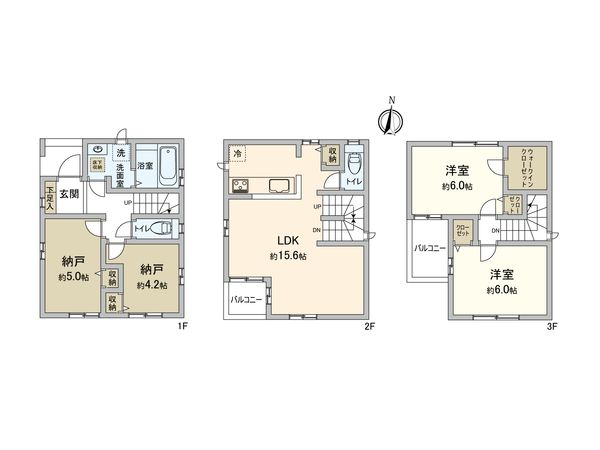 さいたま市中央区新中里4丁目 J号棟 間取図(平面図) さいたま市中央区新中里4丁目 J号棟 間取図(平面図)