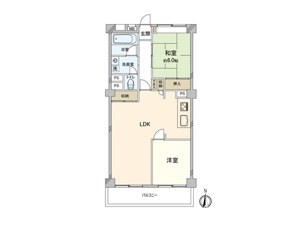 東海浦和マンション 間取図(平面図) 東海浦和マンション 間取図(平面図)