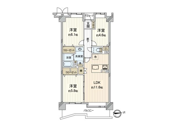 パークスクエア浦和 間取図(平面図) パークスクエア浦和 間取図(平面図)