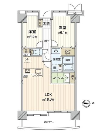 パークスクエア浦和 間取図(平面図) 間取図(平面図)