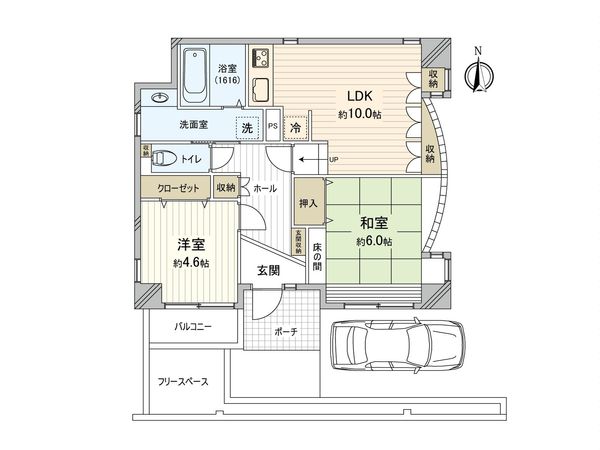 ユッサ浦和 間取図(平面図) 間取図(平面図)