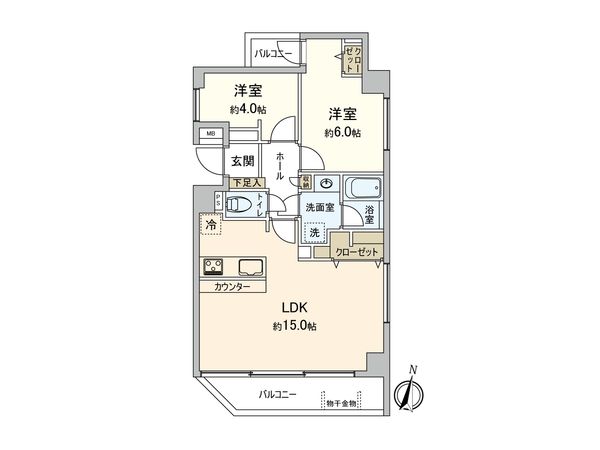 ダイヤモンドスクエア戸田公園 間取図(平面図)
