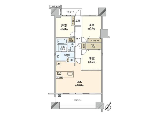 フォーサイトパークス 間取図(平面図) 間取図(平面図)