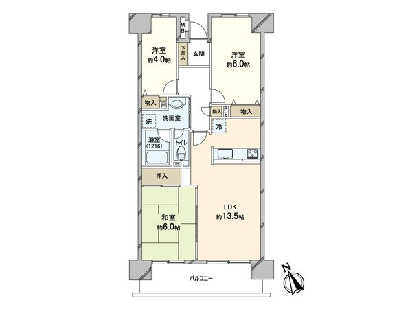 大宮七里パーク・ホームズ 間取図(平面図)