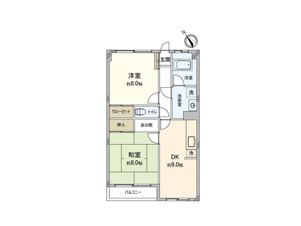 東営マンション 間取図(平面図) 東営マンション 間取図(平面図)